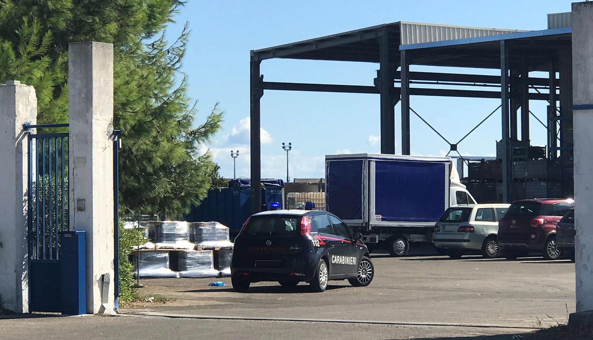 carabinieri incidente lavoro