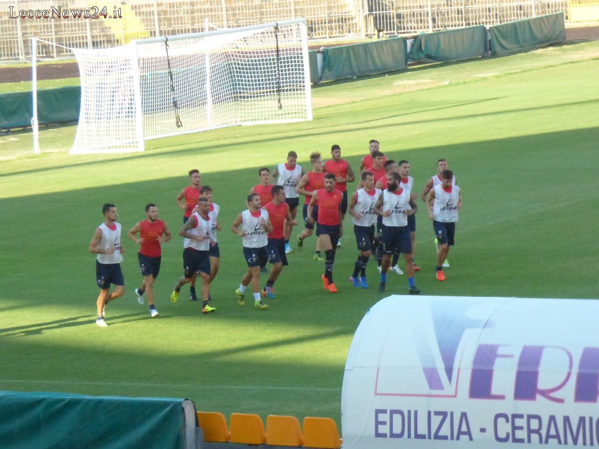 allenamento lecce