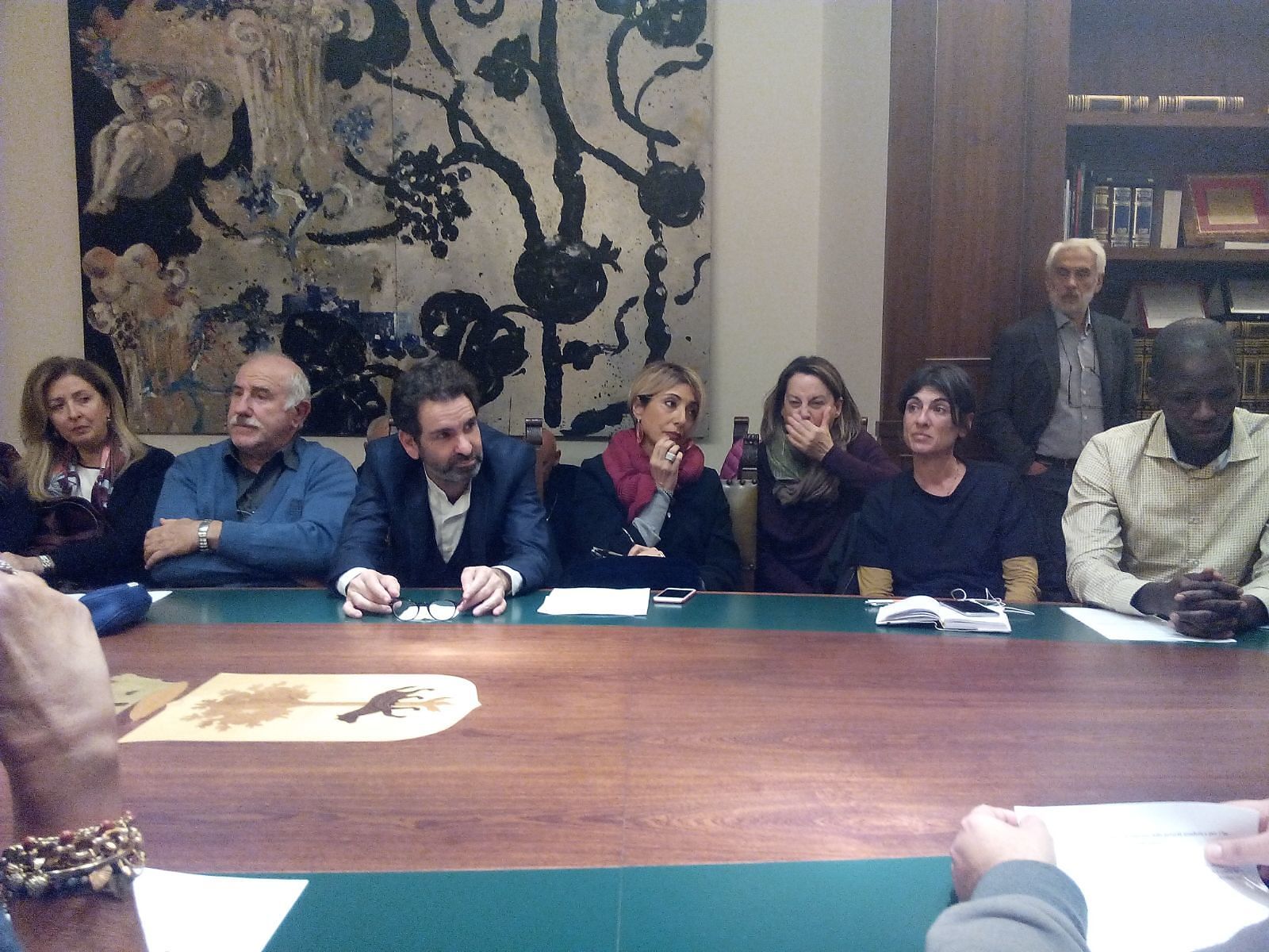 L'incontro in sala giunta