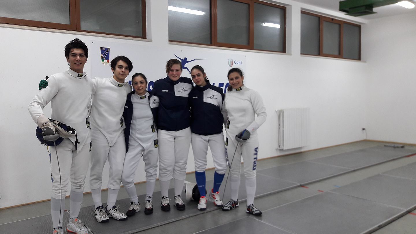 I cadetti al rientro da Terni