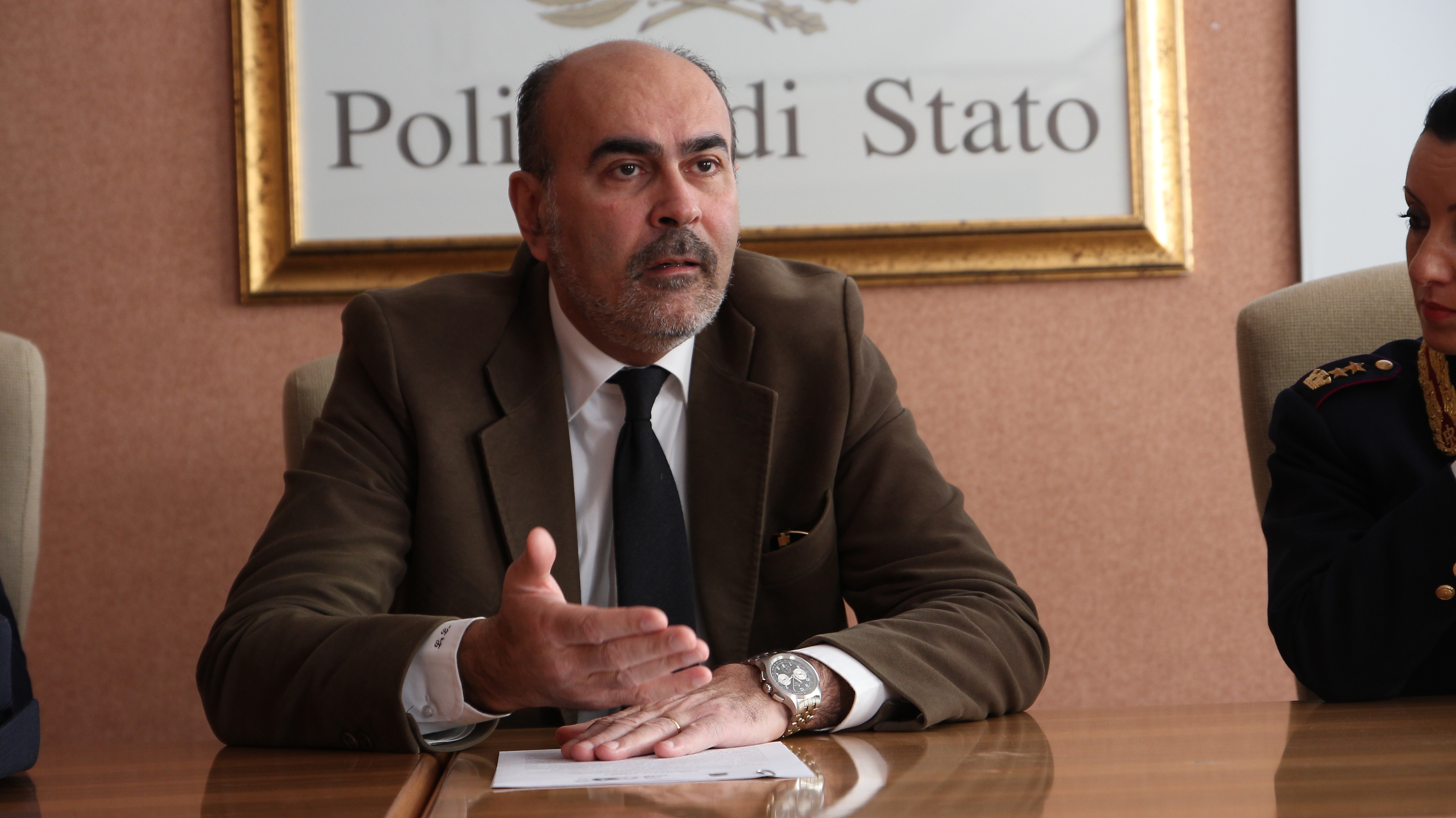 Dott. Leopoldo Laricchia, Questore di Lecce