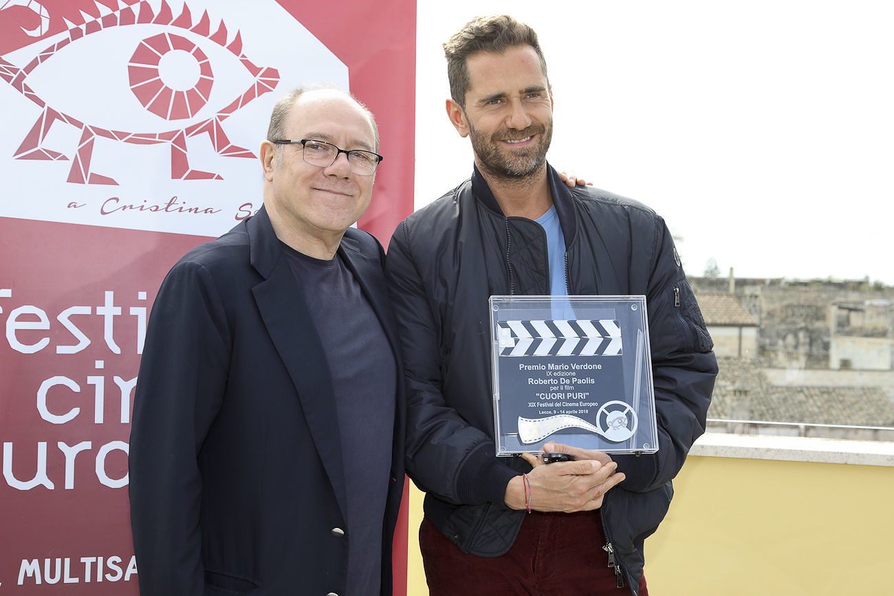 Carlo Verdone con Roberto De Paolis