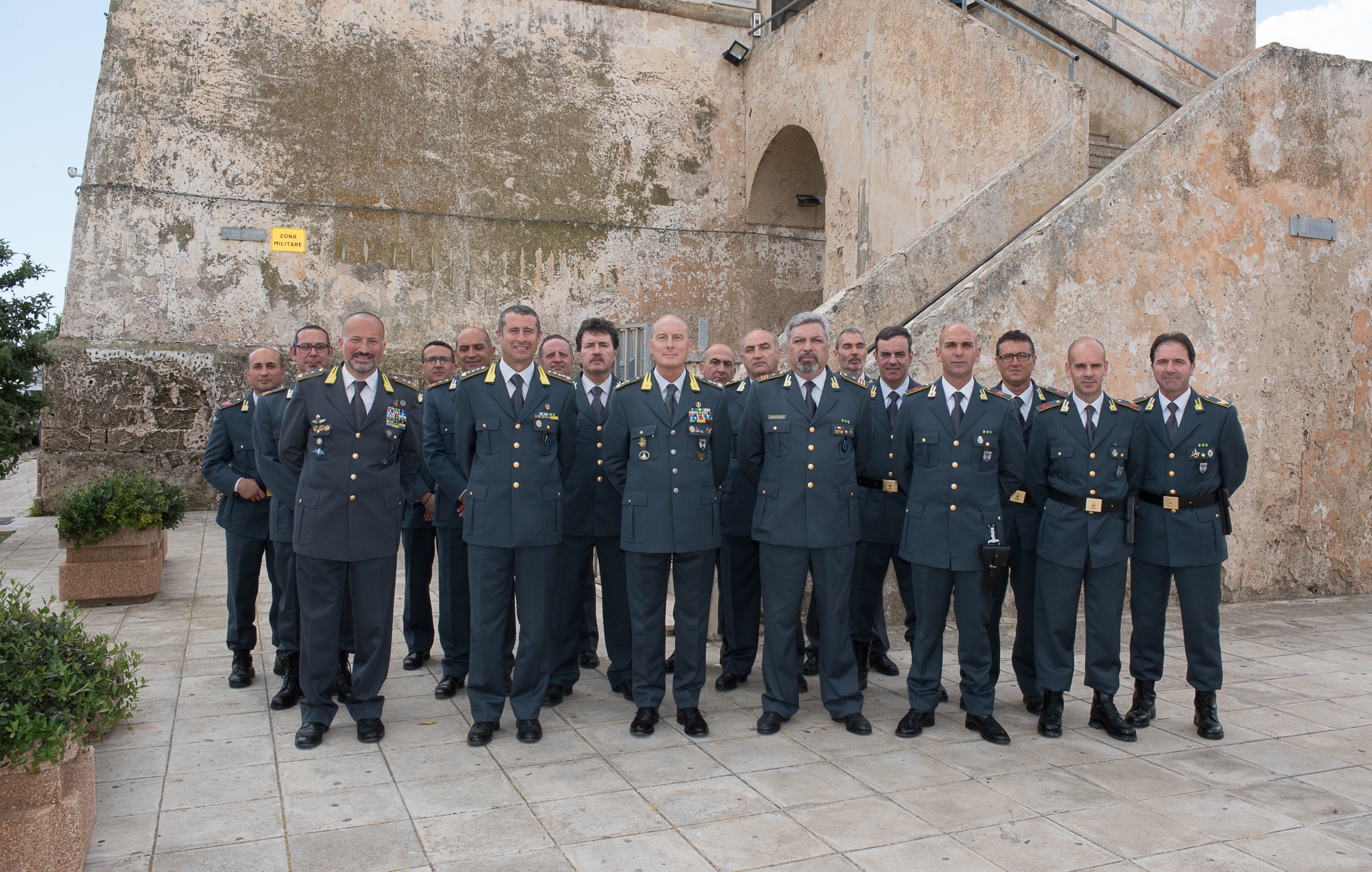 La visita del Comandante Augelli alla Brigata di Porto Cesareo