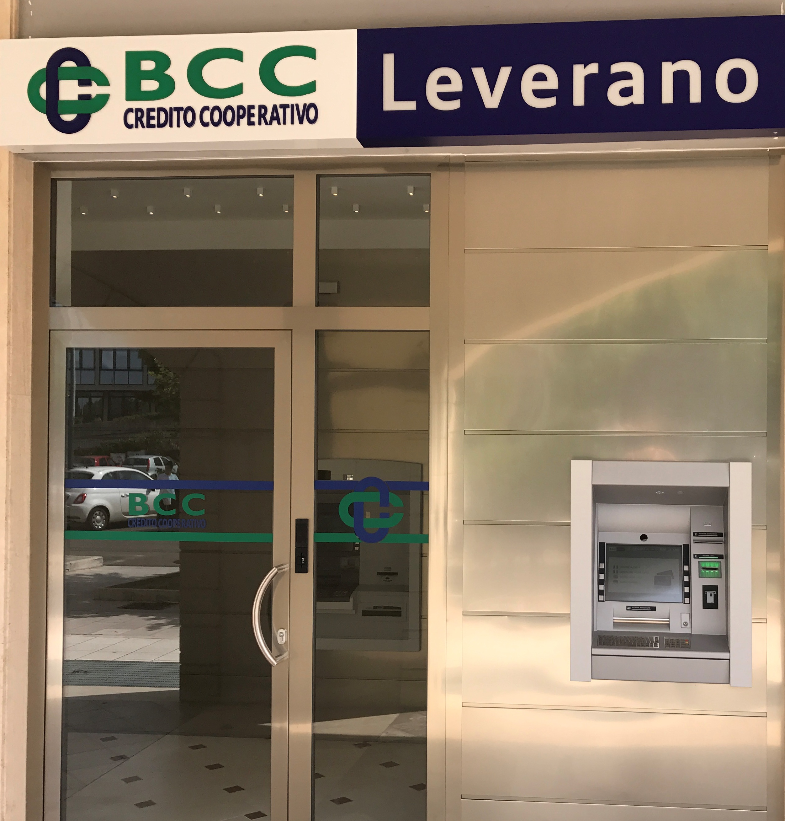 La filiale di Lecce di Bcc di Leverano