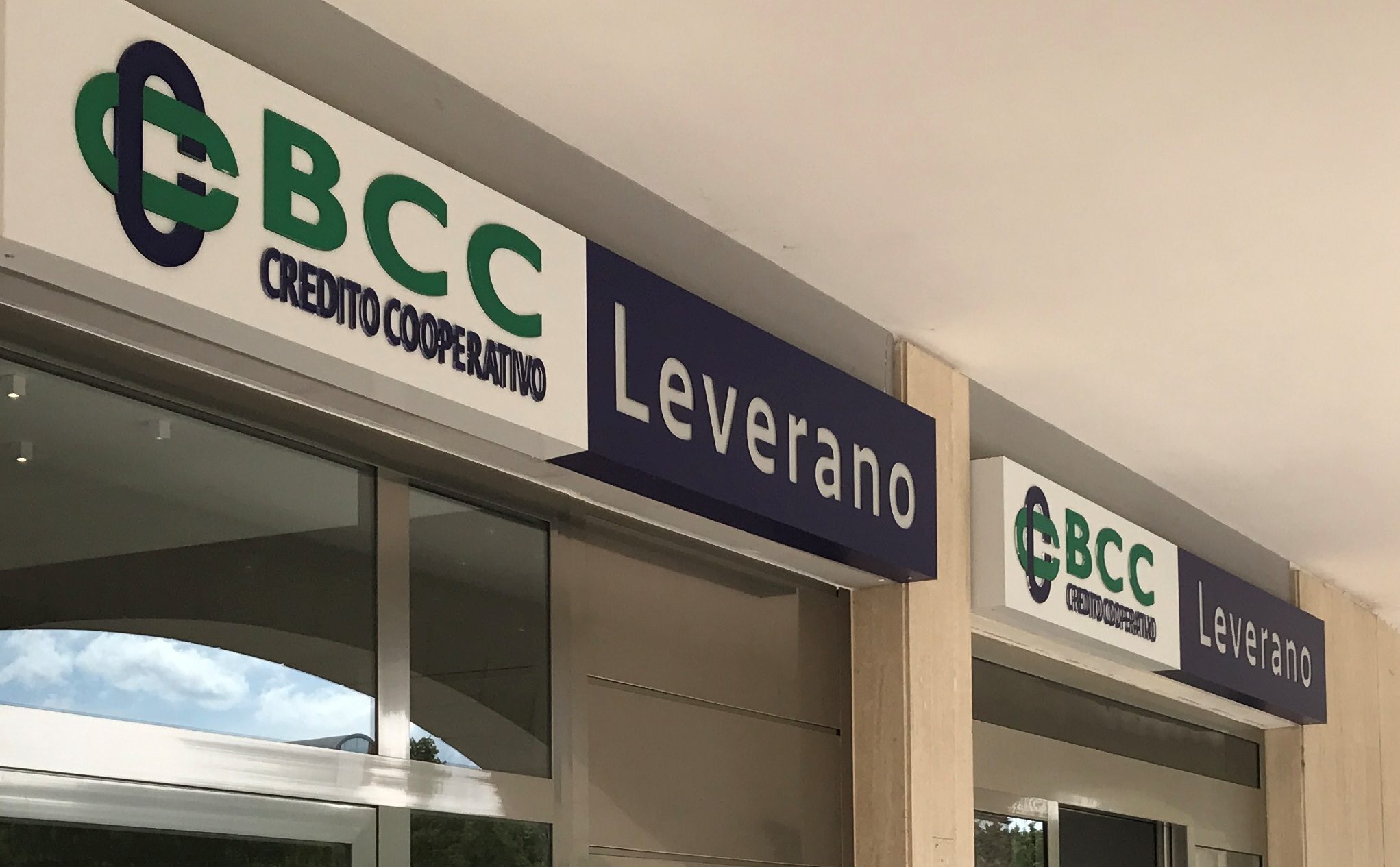 La filiale di Lecce di Bcc di Leverano