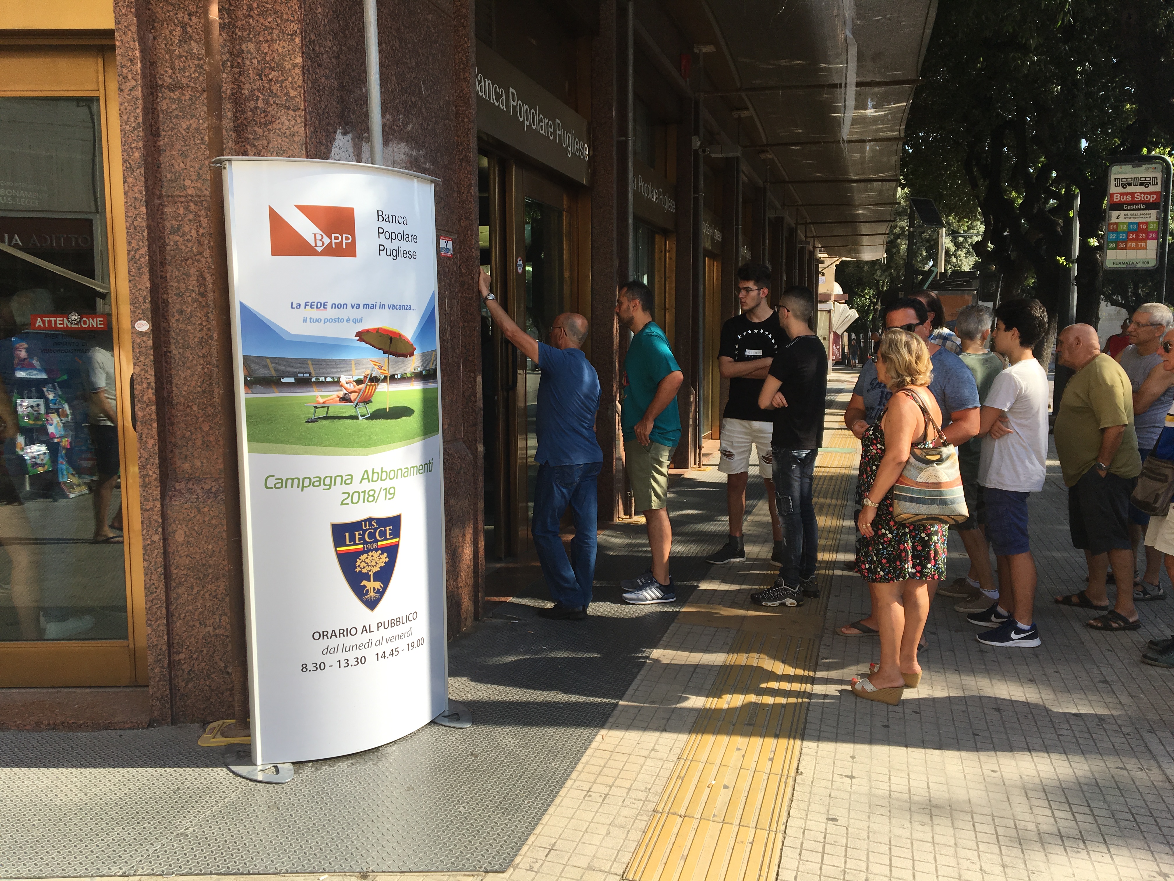 La campagna abbonamenti del Lecce