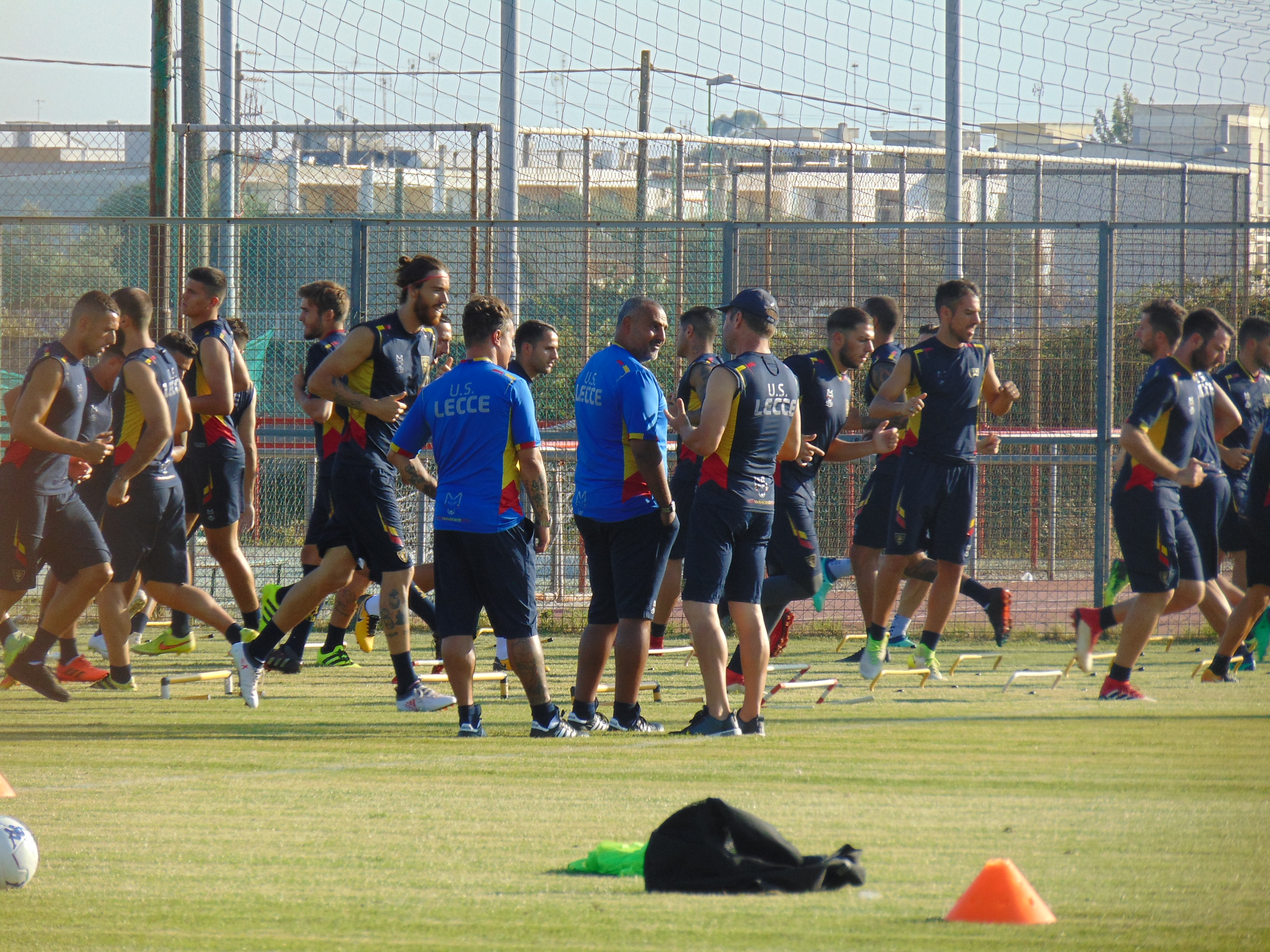Liverani in allenamento