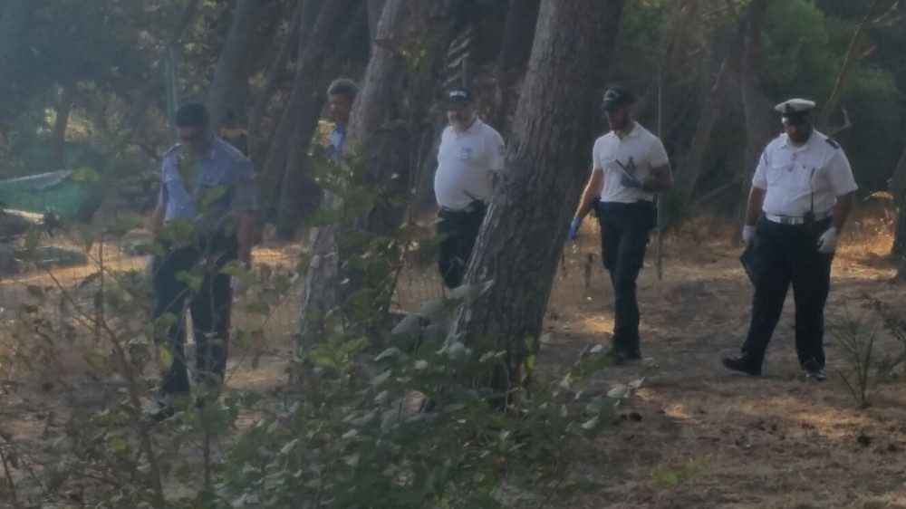 La Polizia Municipale nella pineta