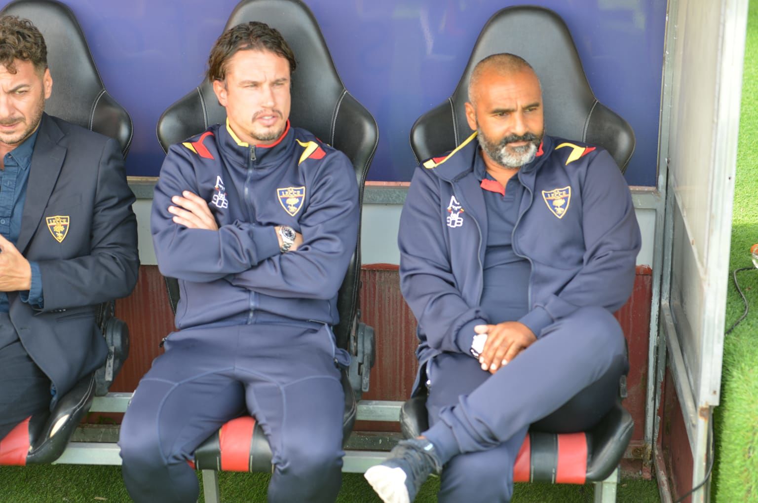 Liverani e il suo vice (ph.Pinto)