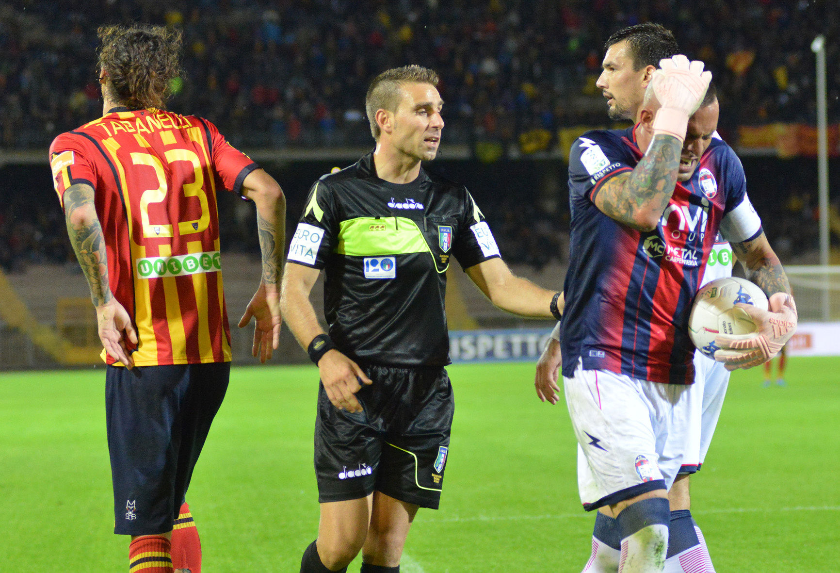 L'arbitro del match (ph.Pinto)