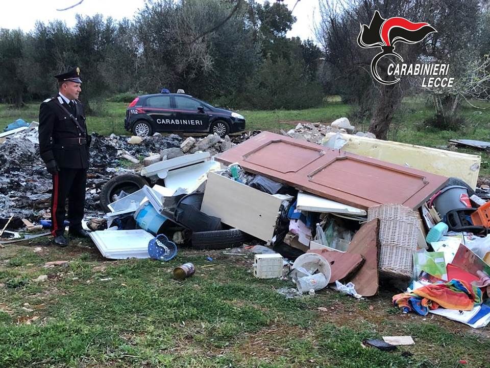 Il sequestro a Monteroni