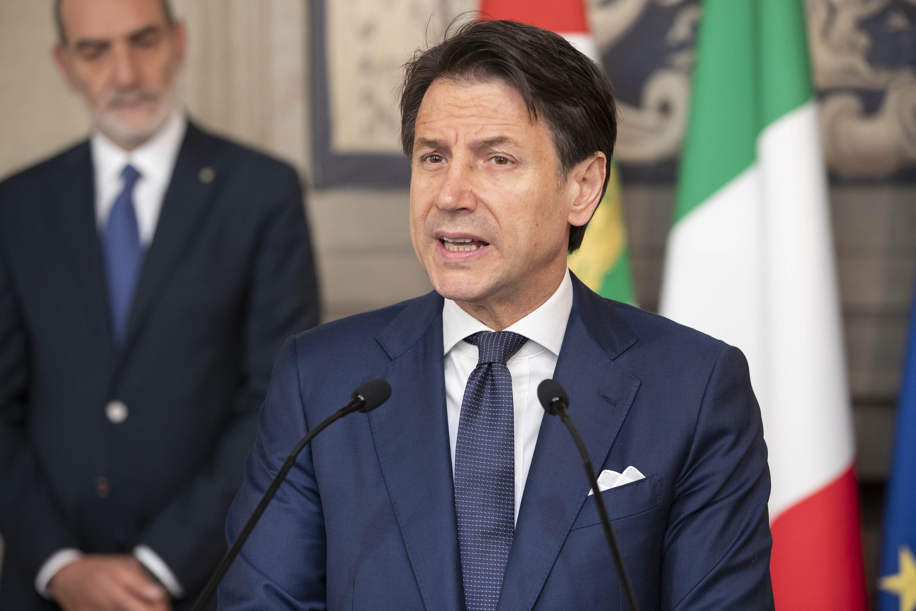 La dichiarazione del Prof. Giuseppe Conte,al termine dell'incontro con il Presidente Sergio Mattarella.
(foto di Francesco Ammendola - Ufficio per la Stampa e la Comunicazione della Presidenza della Repubblica)