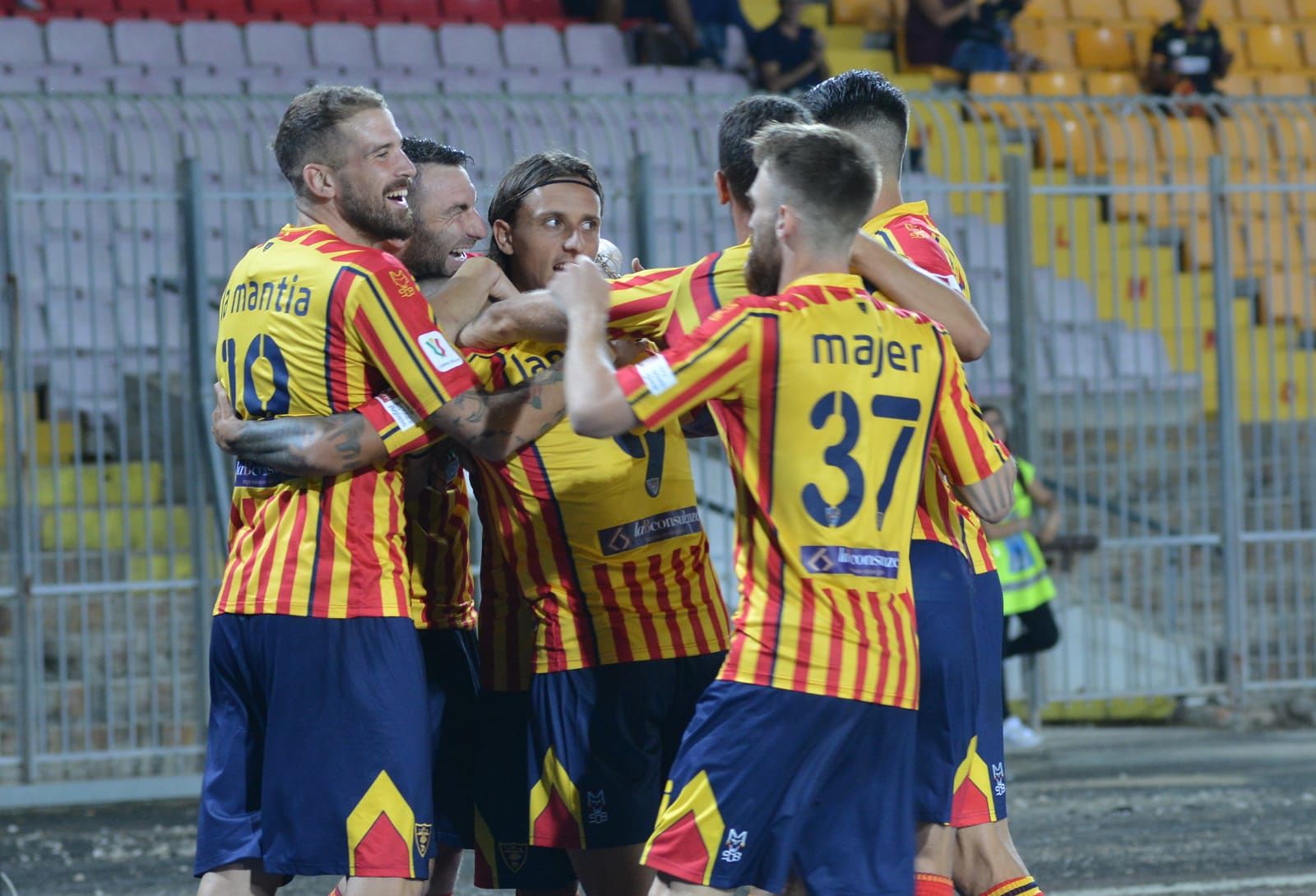 L'esultanza al gol (ph.Pinto)