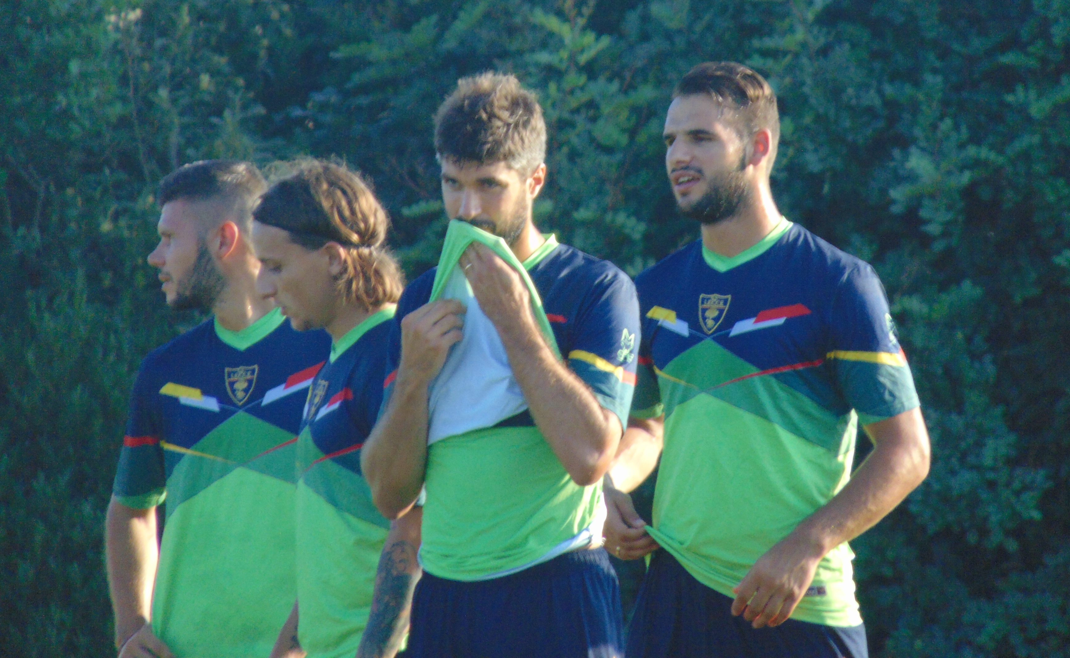 Tachtsidis e Rossettini in allenamento