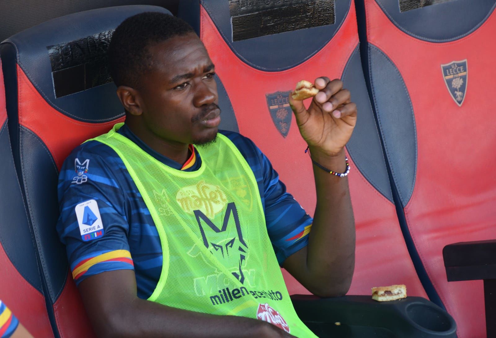 Imbula in panchina (ph.Pinto)