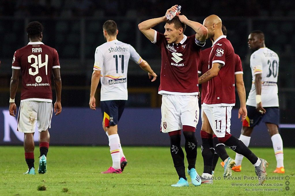 lo sconforto di Belotti (ph. Quotidiano Piemontese - Paolo Pavan)
