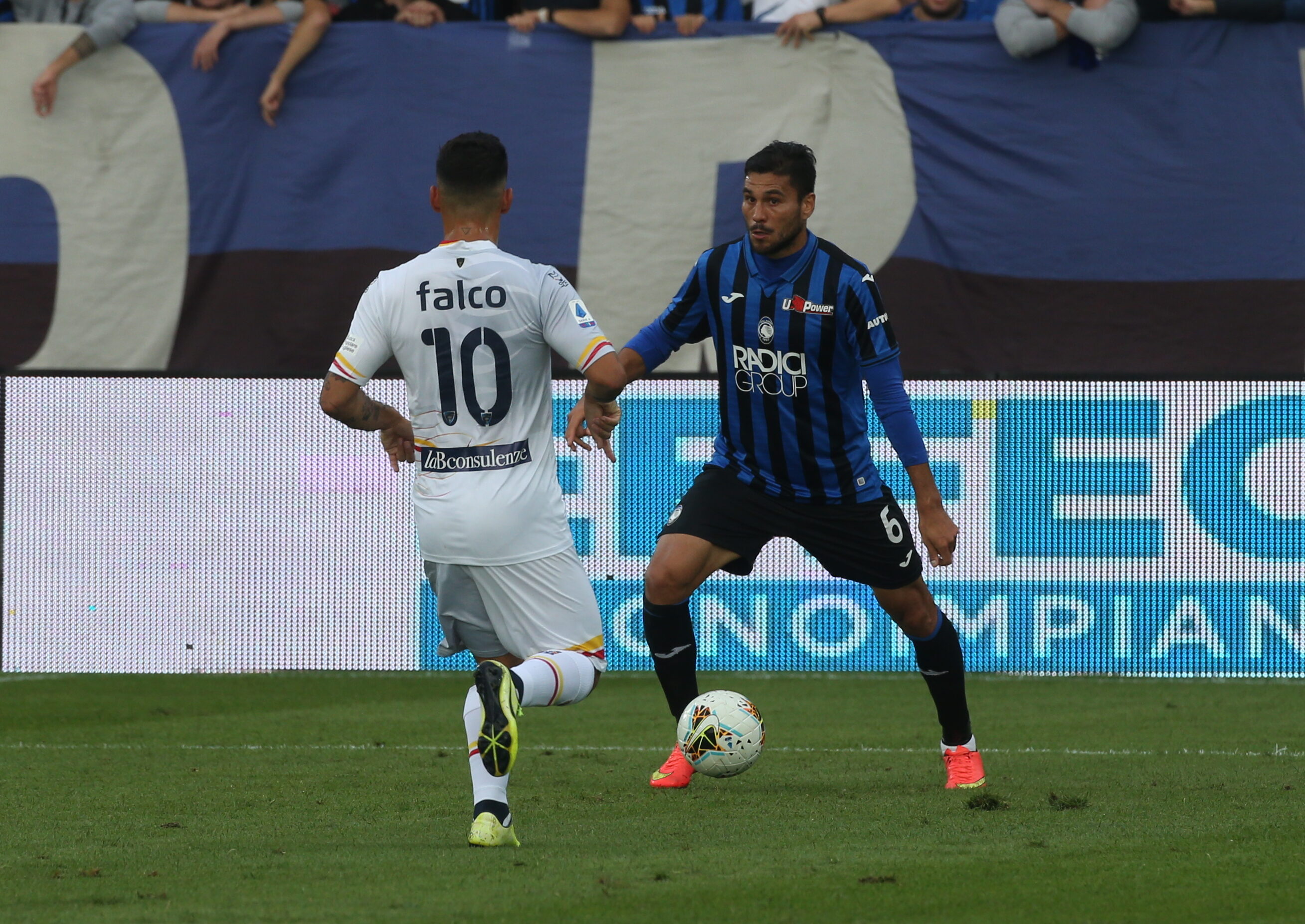 Falco in pressing (ph.BergamoNews.it)