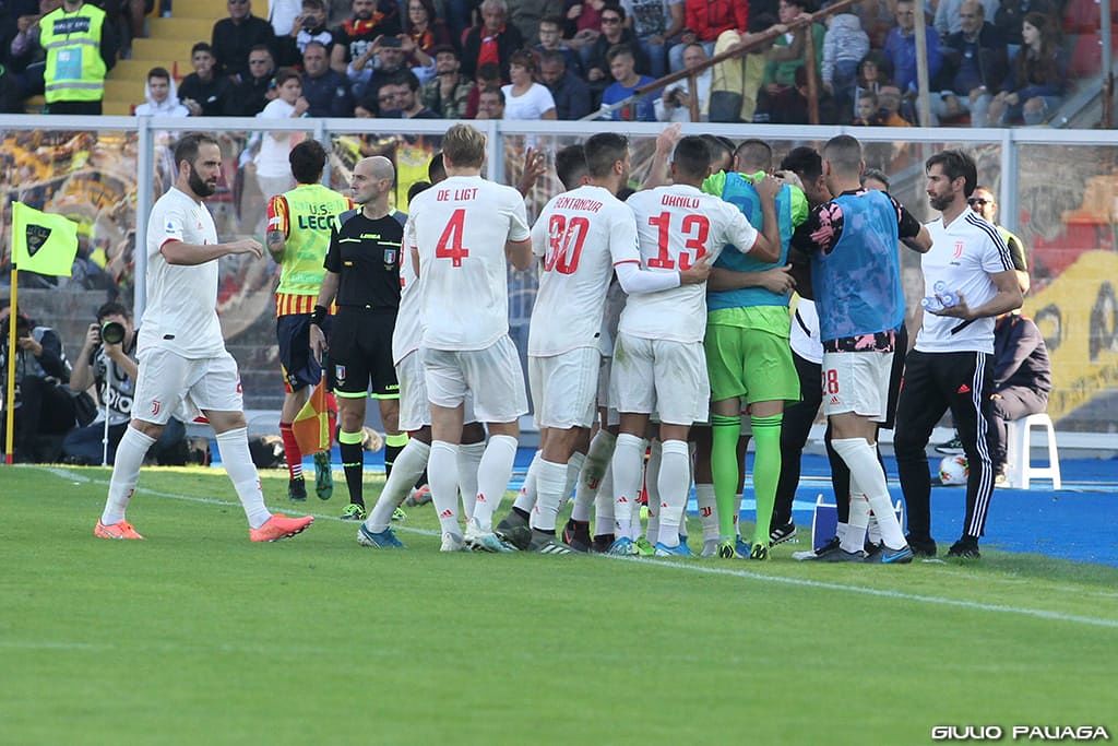 L'esultanza della Juventus (ph.Paliaga)