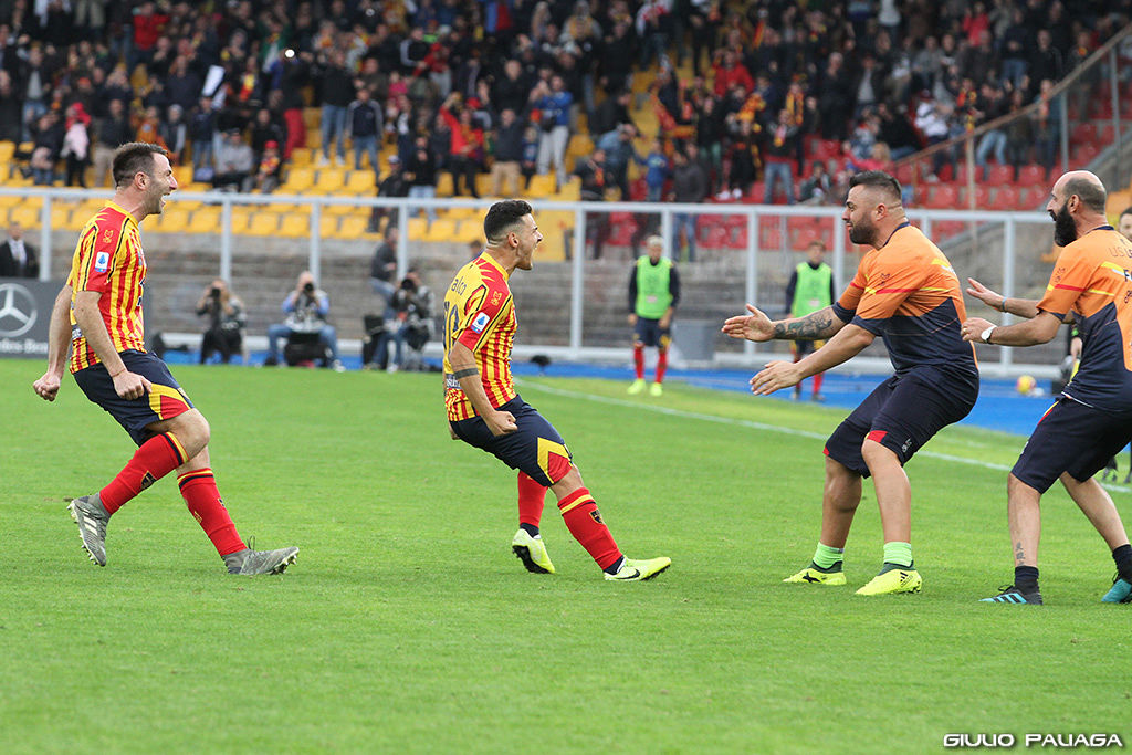 Falco dopo il gol (ph.Paliaga)