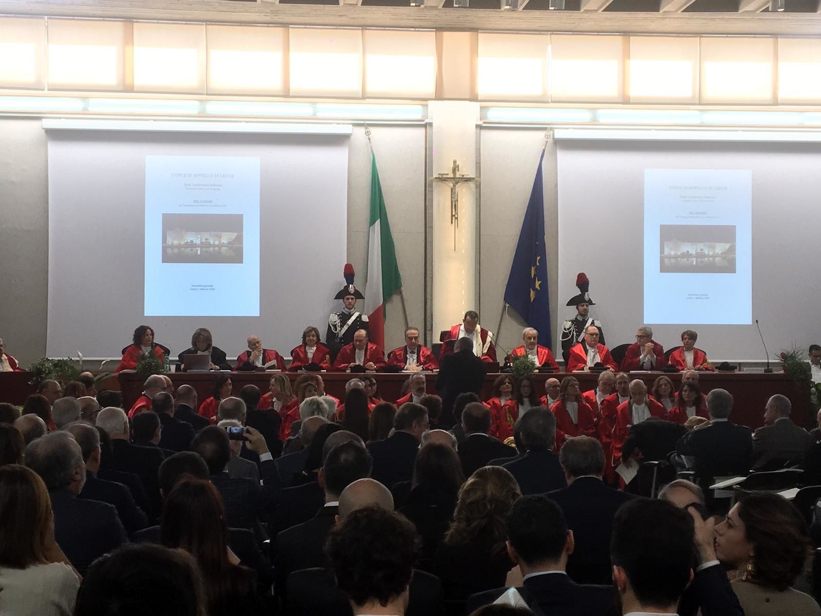 Inaugurazione anno Giudiziario 2020 (ph. Mattia Maniglio)