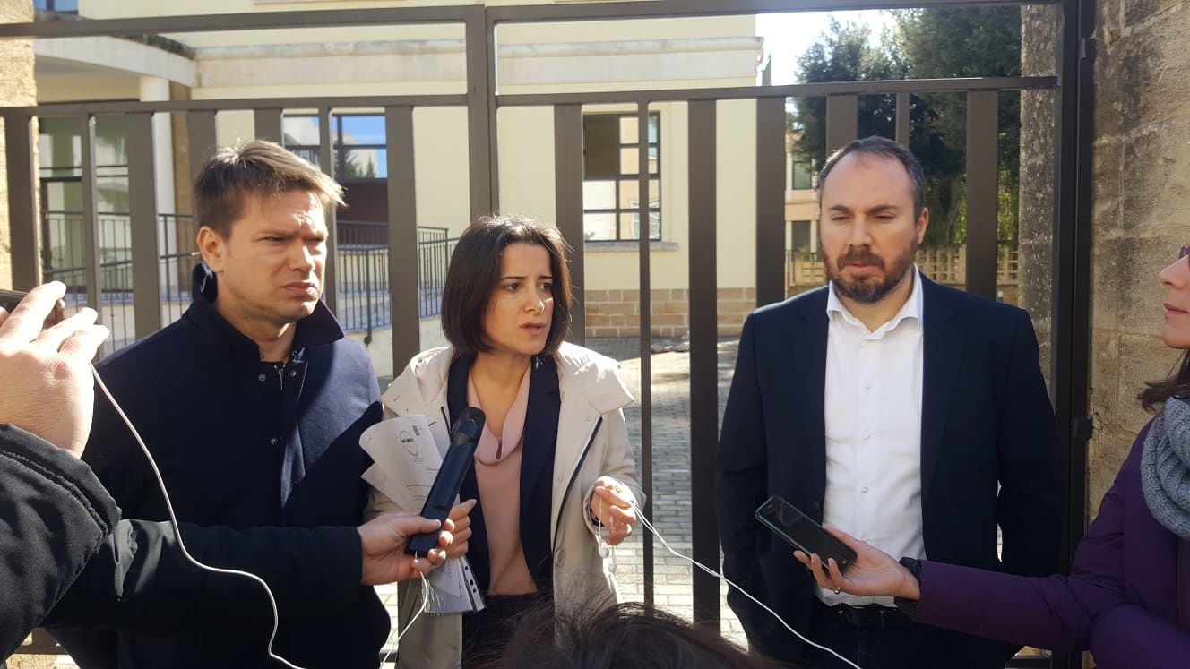 Da sx Cristian Casilli, Antonella Laricchia e Antonio Trevisi