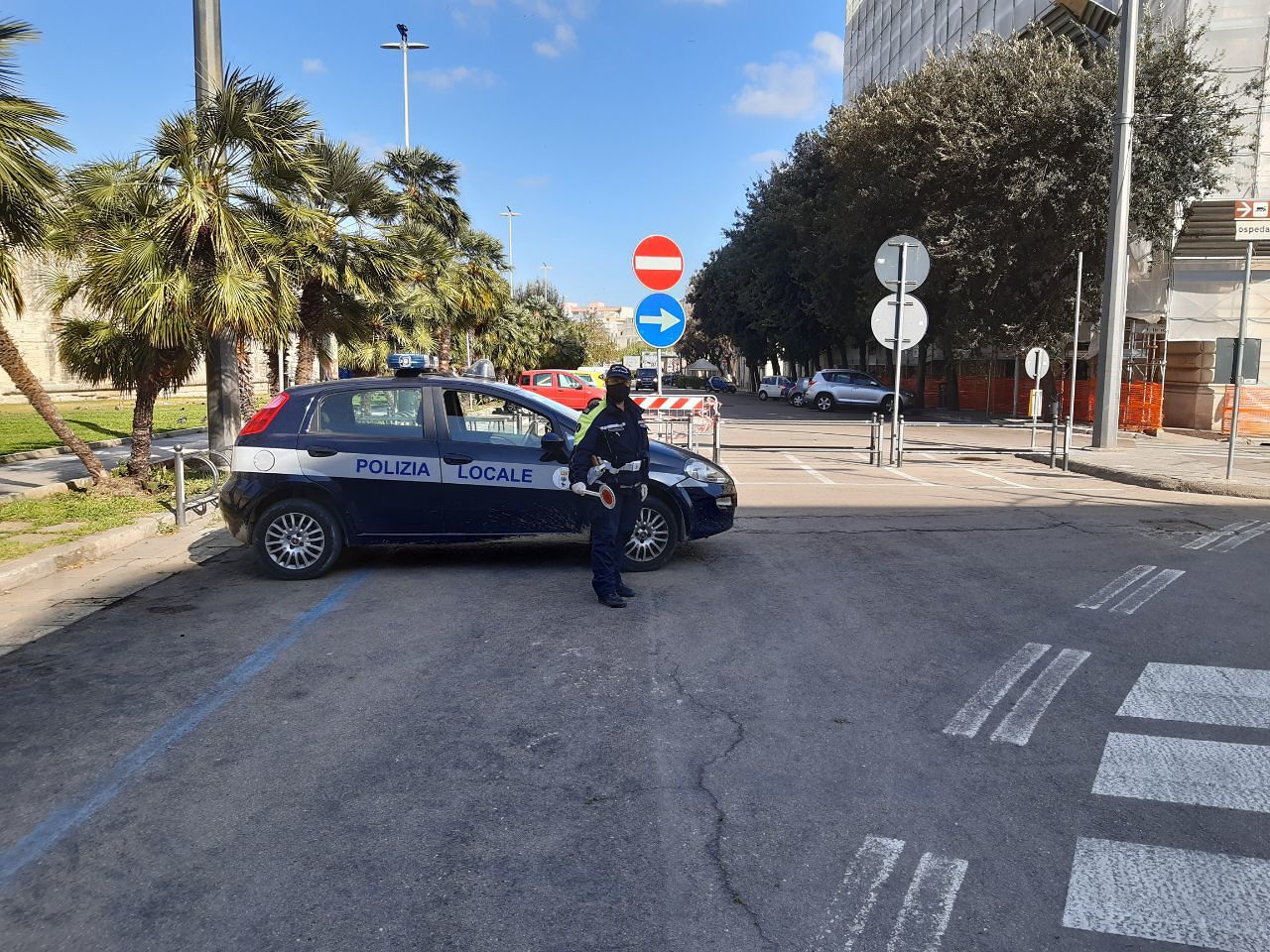 Un posto di blocco