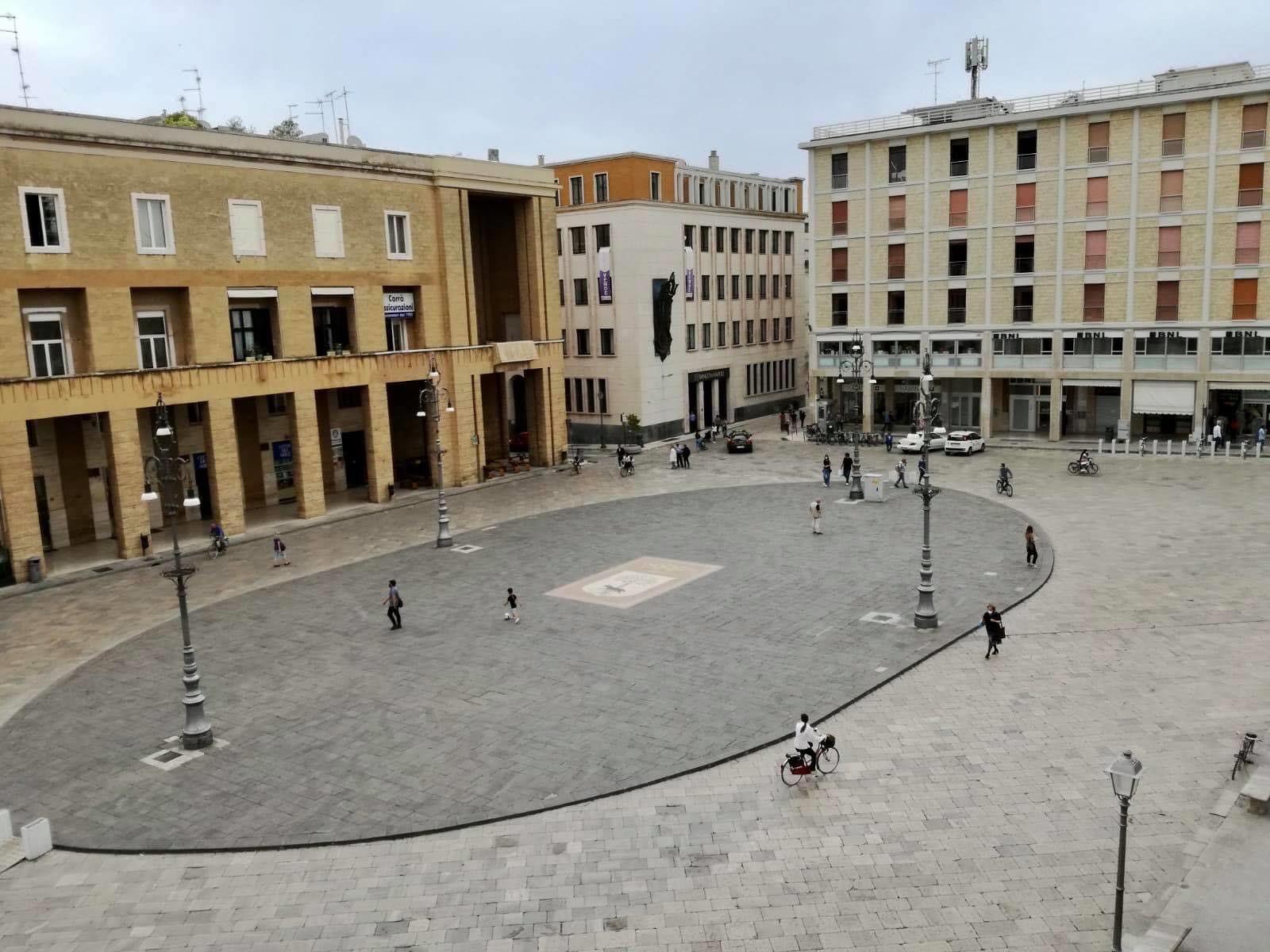 La Piazza di Lecce dall'alto