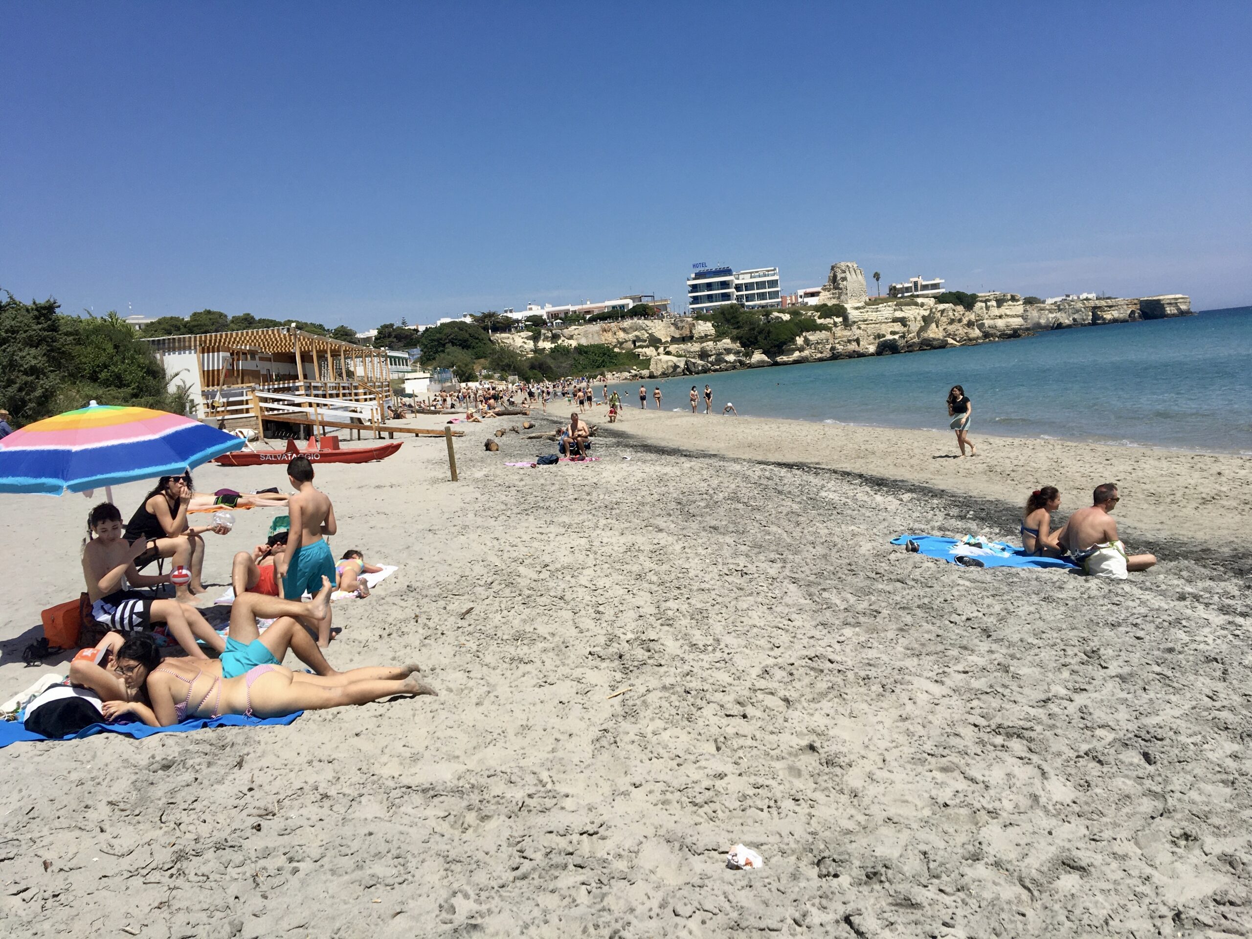 Tintarella sulla spiaggia