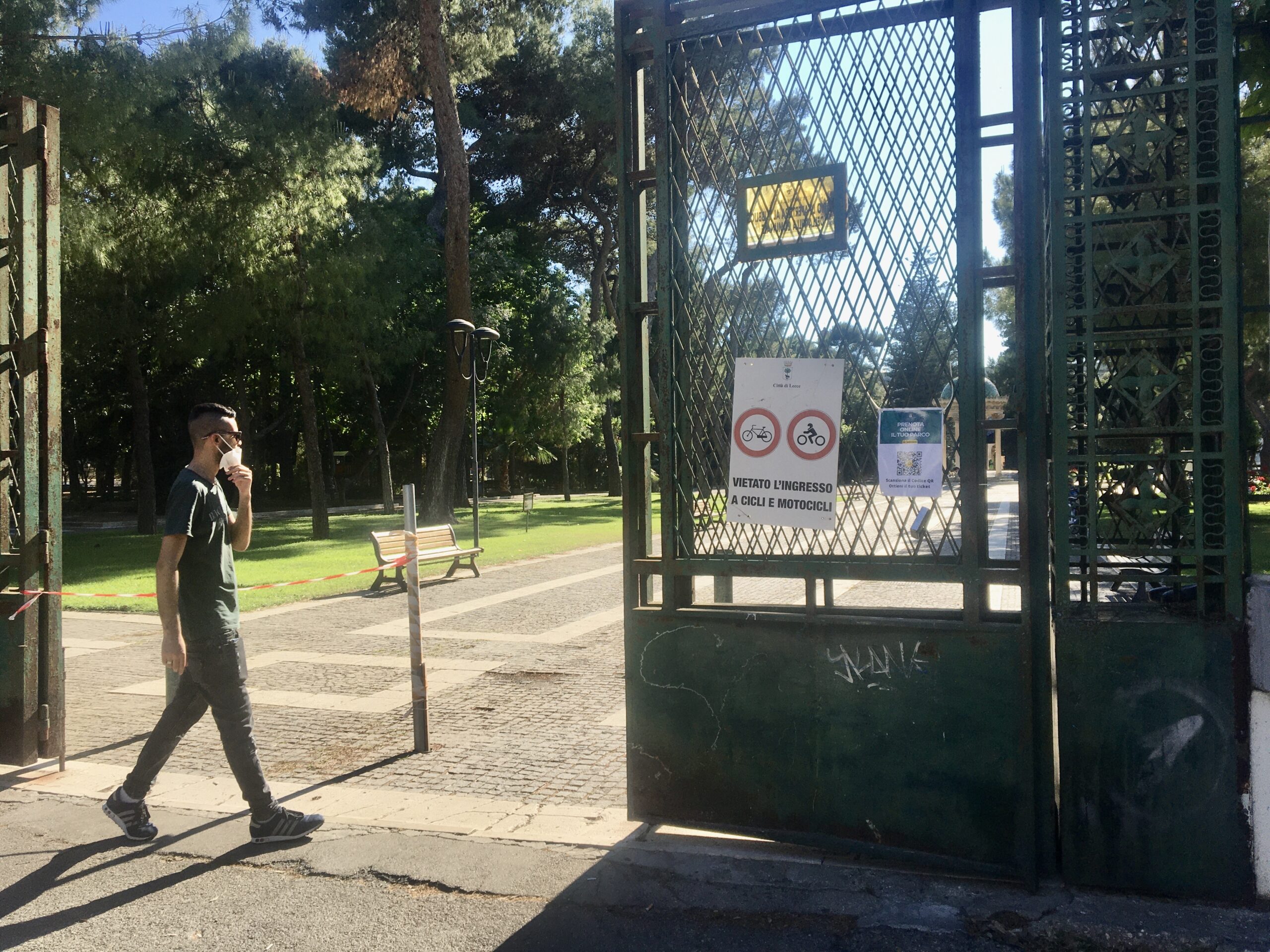 L'ingresso in Villa