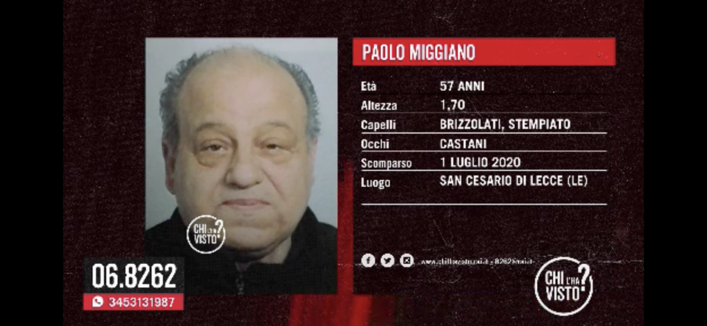Paolo-Miggiano-scomparso
