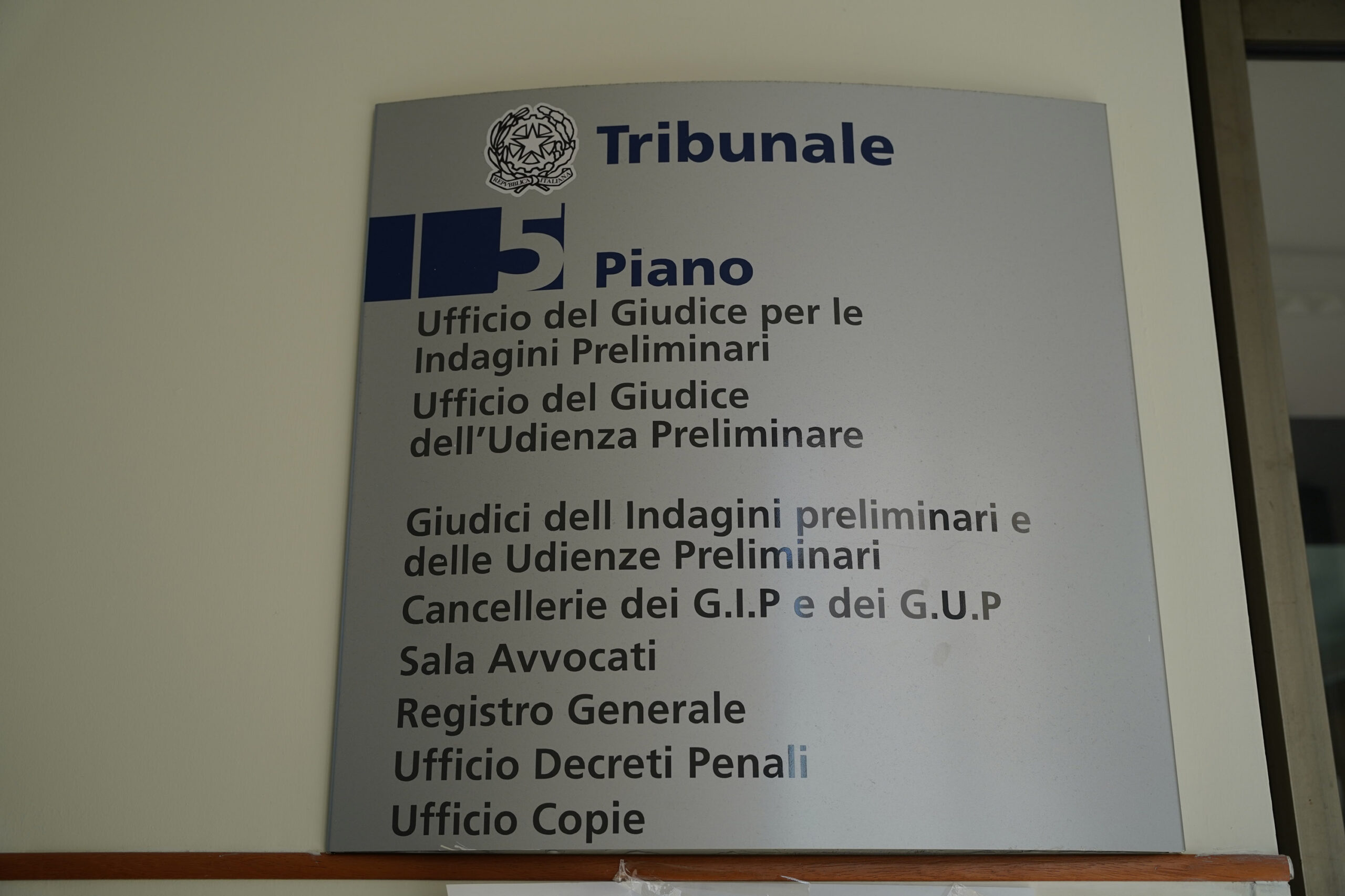 Il Tribunale di Viale De Pietro