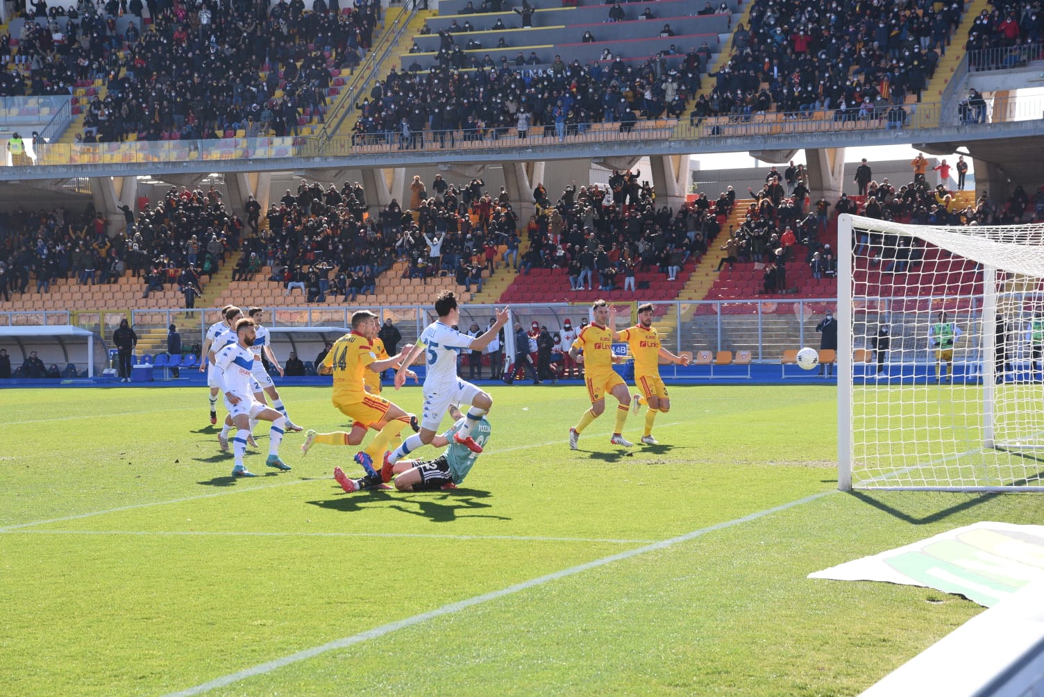 Gol Bisoli Lecce-Brescia (Ph Pinto)