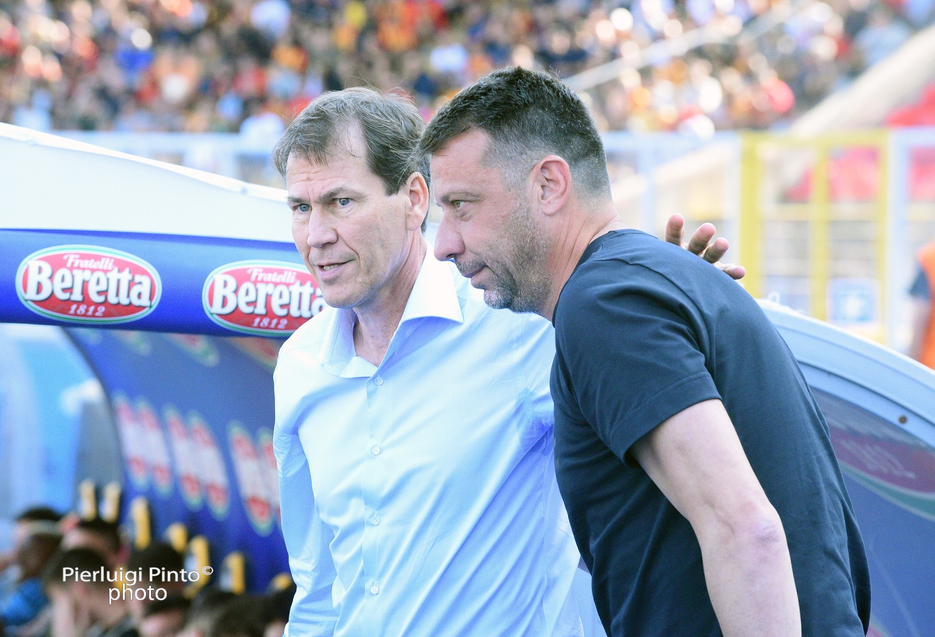 Rudy Garcia e Roberto D'Aversa